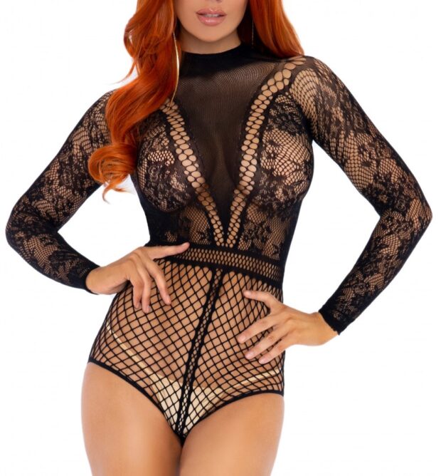 TEDDY MANGA LARGA DISEÑO FLORAL TALLA UNICA