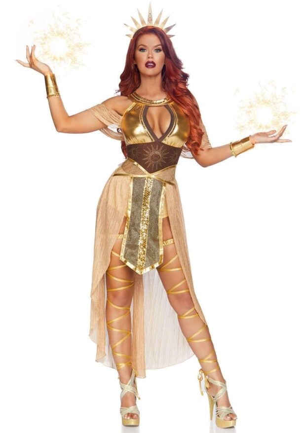 Disfraz de diosa del sol
