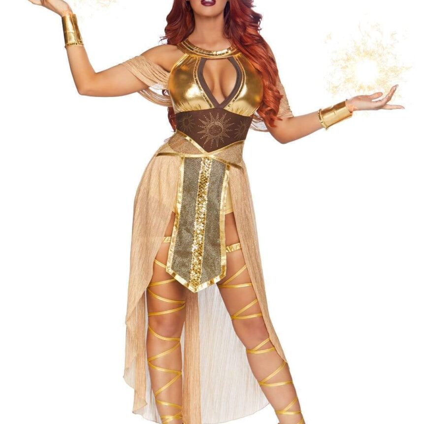 Disfraz de diosa del sol
