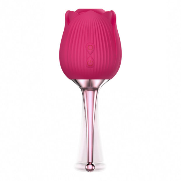 Rosé Gold succionador y vibrador