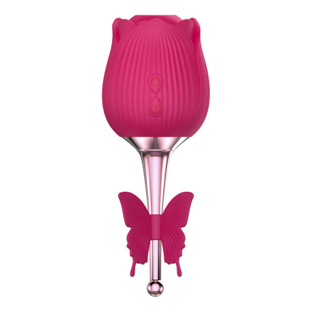 Rosé Gold succionador y vibrador