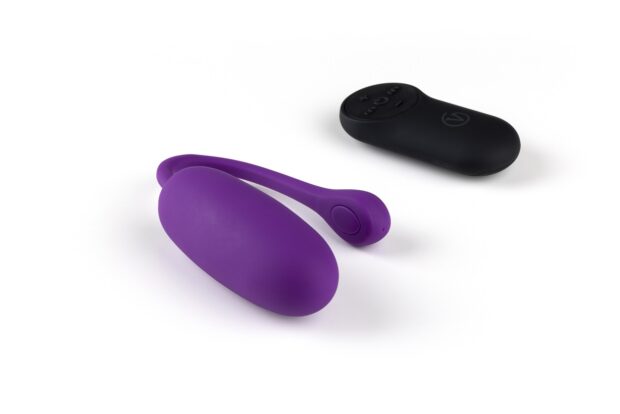 Zumba Purple huevo vibrador con mando