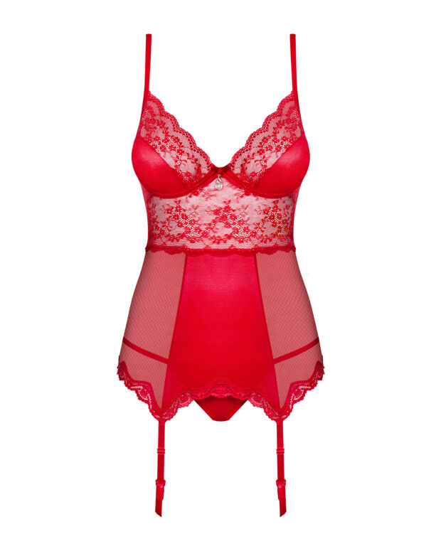 Erica corset rojo