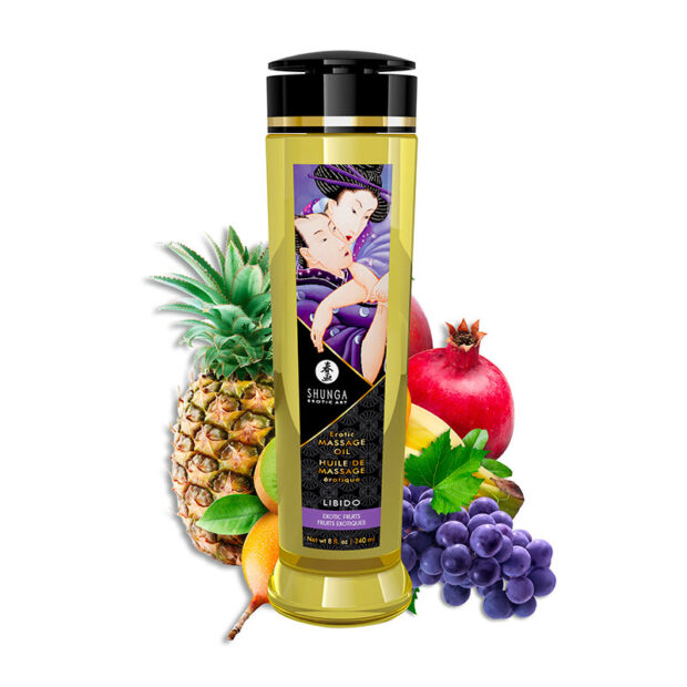 ACEITE MASAJE LIBIDO FRUTOS EXÓTICOS 240 ML